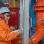 maintenance-technician-heating-plantpetrochemical-workers-supervise-operation-gas-oil-pipelines-factoryengineers-put-hearing-protector-room-with-many-pipes